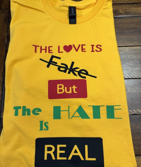 The Love is Fake but the Hate is Real